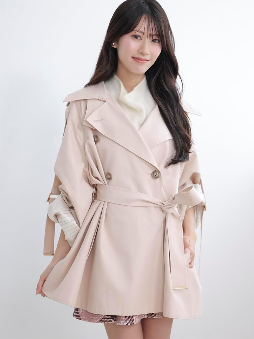 Amazon | [スナイデル] ミドルトレンチコート SWFC264229 レディース